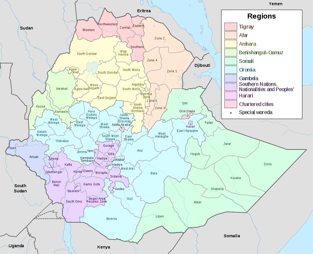 Etiyopya'nın hawassa göster