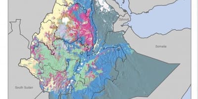 Etiyopya haritası toprak haritası 