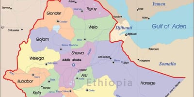 Şehirler ile Etiyopya göster 