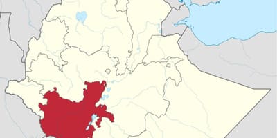 Güney Etiyopya'nın göster 